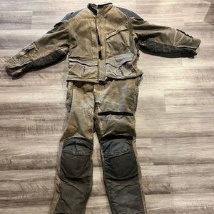 Aerostich - Men’s Cousin Jeremy 2-Piece Waxed Cotton Motorcycle Riding Suit
